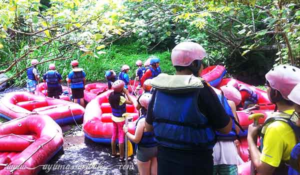 keamanan keselamatan peserta rafting