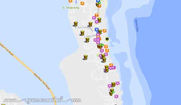 peta tanjung benoa bali