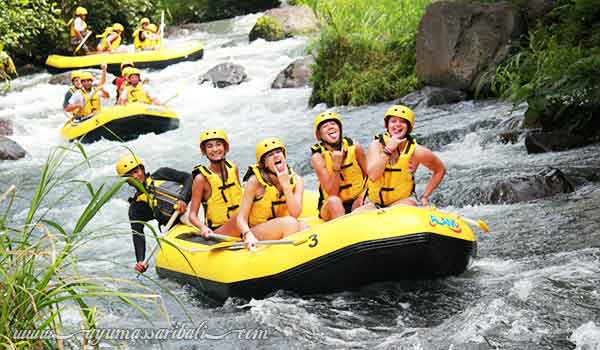 rafting telaga waja karangasem bali